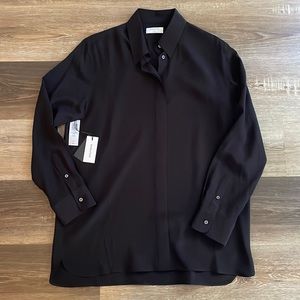 Aritzia Babaton Academy silk blouse